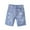Sky Blue, variant on ZACPNCV Girls Ripped Hem Jean Shorts High Waist Straight Leg Distressed Denim Shorts with Pockets Blue 6-7 Years