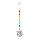 thumbnail image 1 of Prisma de bola de cristal de mariposa hecho a mano, captador de luz solar suspendido para decoración Pastoral del hogar, 1 of 5