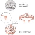thumbnail image 3 of Coronas de tiara de Dinheiro para mujeres y niñas, elegantes tiaras de princesa para mujeres, bodas, graduaciones, cumpleaños, Halloween, disfraces de Navidad, accesorios para el cabello para mujeres, 3 of 5