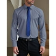 thumbnail image 4 of COOFANDY Mens Button Up Shirts Long Sleeve Dressy Formal Business Shirt Wrinkle-Free Normal Spread Collar Relaxed Fit Business Casual Dress Shirts, 4 of 5