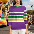 thumbnail image 6 of Wowcloth Woman's Carnival Blouse, Round Neck with Festive Design for Parties and Daily Use, 6 of 8