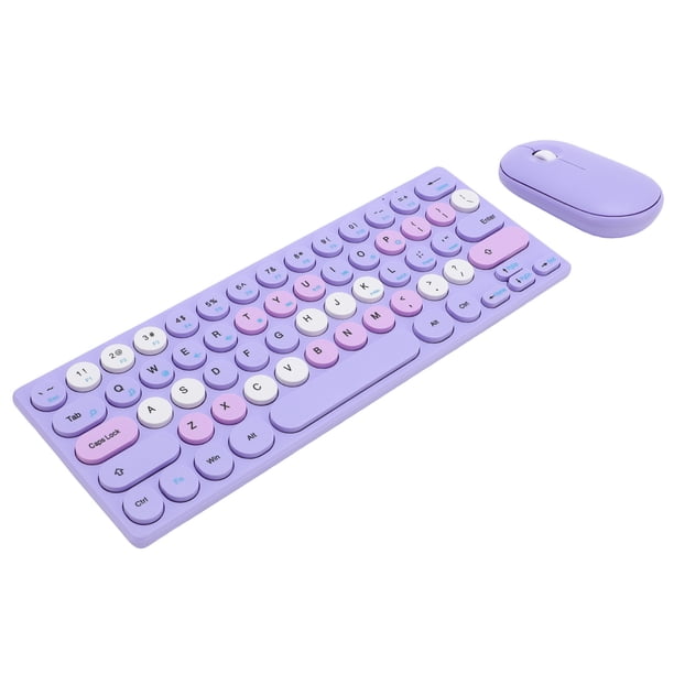 Combo De Teclado Y Mouse Inalámbricos, 2.4G, 64 Teclas Teclado, Sensor De 1200 DPI, Función De Sueño Automático, Para Sistemas Y OS X