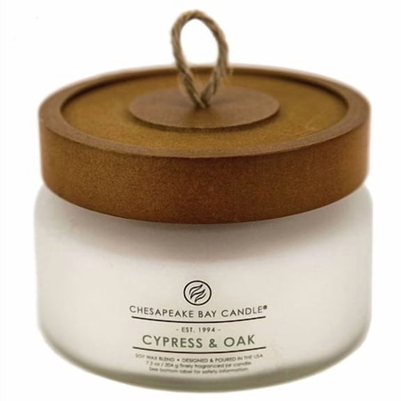 Chesapeake Bay Candles Heritage Cypress and Oak Glass Jar Candle