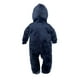 thumbnail image 3 of Mameluco con Gorro Bordado Kiss Pingüino Azul Baby Kisses Mameluco1355, 3 of 4