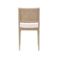 thumbnail image 6 of Linon Darcy Mid-Century Dining Side Chair, Set of 2, Unfinished, 6 of 11