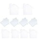 thumbnail image 2 of 10Pcs House Shaped Keychain Ornaments Clear Blank Acrylic Pendants for DIY, 2 of 6