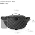 thumbnail image 3 of Fanny Pack Crossbody Bags for Women, Sling Bag for Women Small Belt Chest Bum Bag Checkered fanny packs for women Designer, 3 of 6