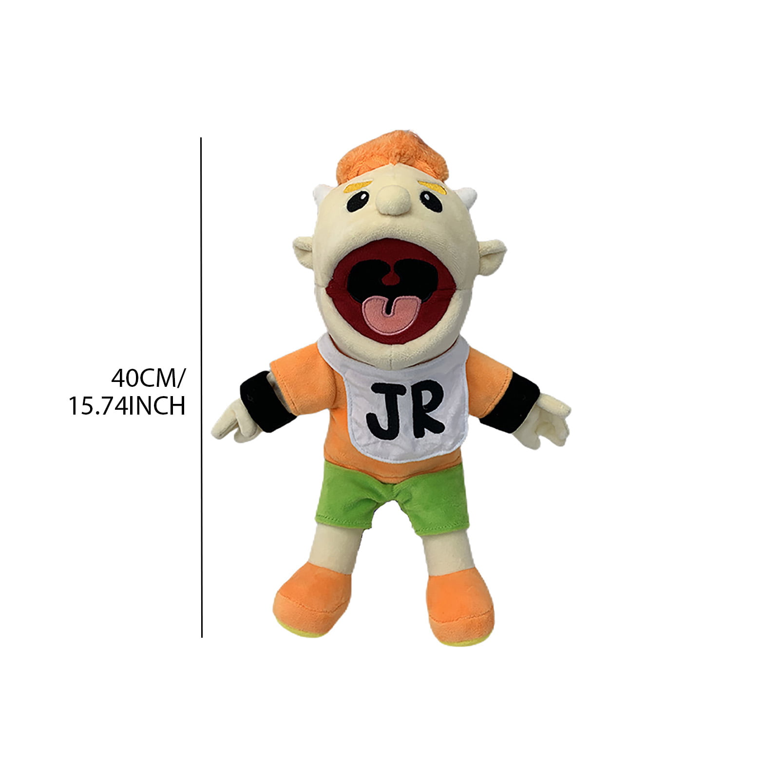 1* Jeffy Puppet Soft Plush Toy Hand Puppet for Play House Mischievous Finger