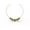 Rose Gold Vermeil, variant on 8.82 Ctw Round Shape Green Peridot 925 Sterling Silver Rose Vermeil Women Valentines Day Gifts Necklace