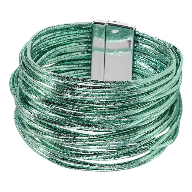 Pulsera para mujer fácil de usar, brazalete de moda, duradero, accesorios para atuendos con Verde