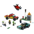 thumbnail image 4 of LEGO City Fire Rescue & Police Chase 60319 Toy Building Kit (295 Pieces), 4 of 6