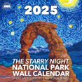 thumbnail image 1 of Starry Night National Park Calendar 12" x 24" Inches with Hand-Painted Art, 1 of 7
