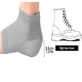 thumbnail image 5 of 1.4inch Height Max Socks Insoles,1 Pair Invisible Silicone Shoe Lift Heel Pads,Breathable Insole and Heel Protector,Height-Increasing Gel Insole for Women Men (Gray), 5 of 6