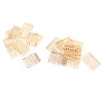 thumbnail image 1 of 20 Piezas Mujer Metal Dorado Del Cabello Resultados De Joyería Accesorio Para El Cabello Nupcial Bricoje 5 10 Diente BLESIY Peine para el cabello manualidades de bricolaje, 1 of 8
