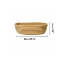 thumbnail image 4 of Fufafayo Rope Storage Basket, Hand-Woven Cotton Organizer Basket for Snacks, Cosmetics and Office Supplies, Decorative Desktop and Countertop Container for Home, Kitchen or Bathroom, Natural Woven, 4 of 8