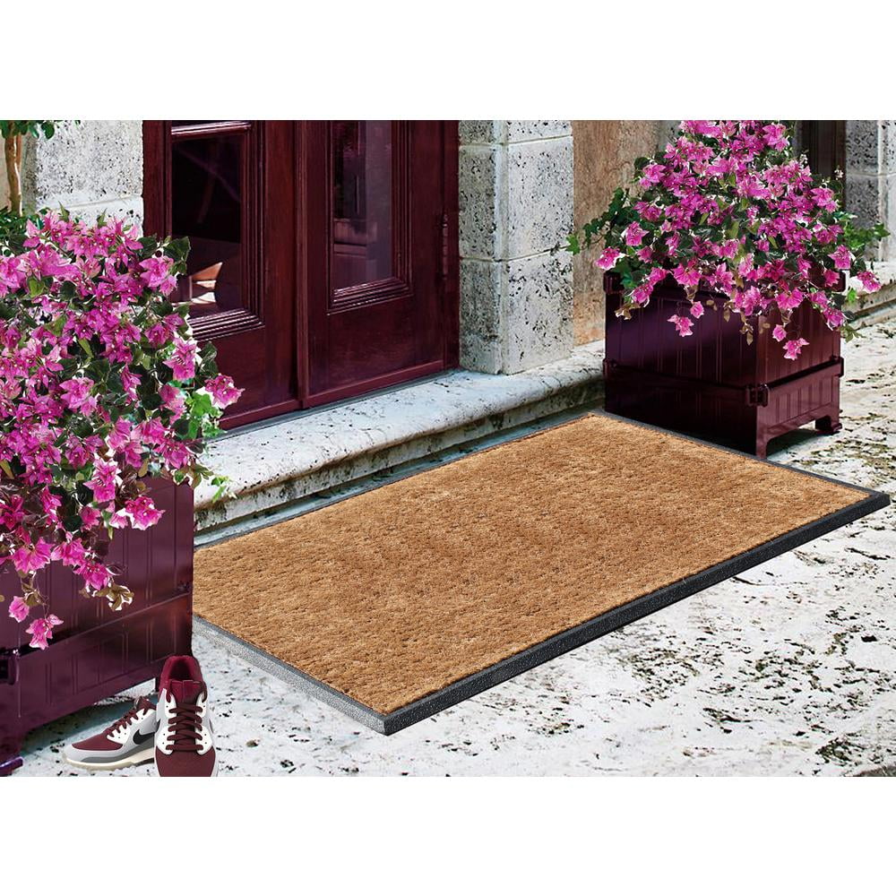 A1HC First Impression 30 in. x 48 in. Rubber and Coir Molded Double Door Mat