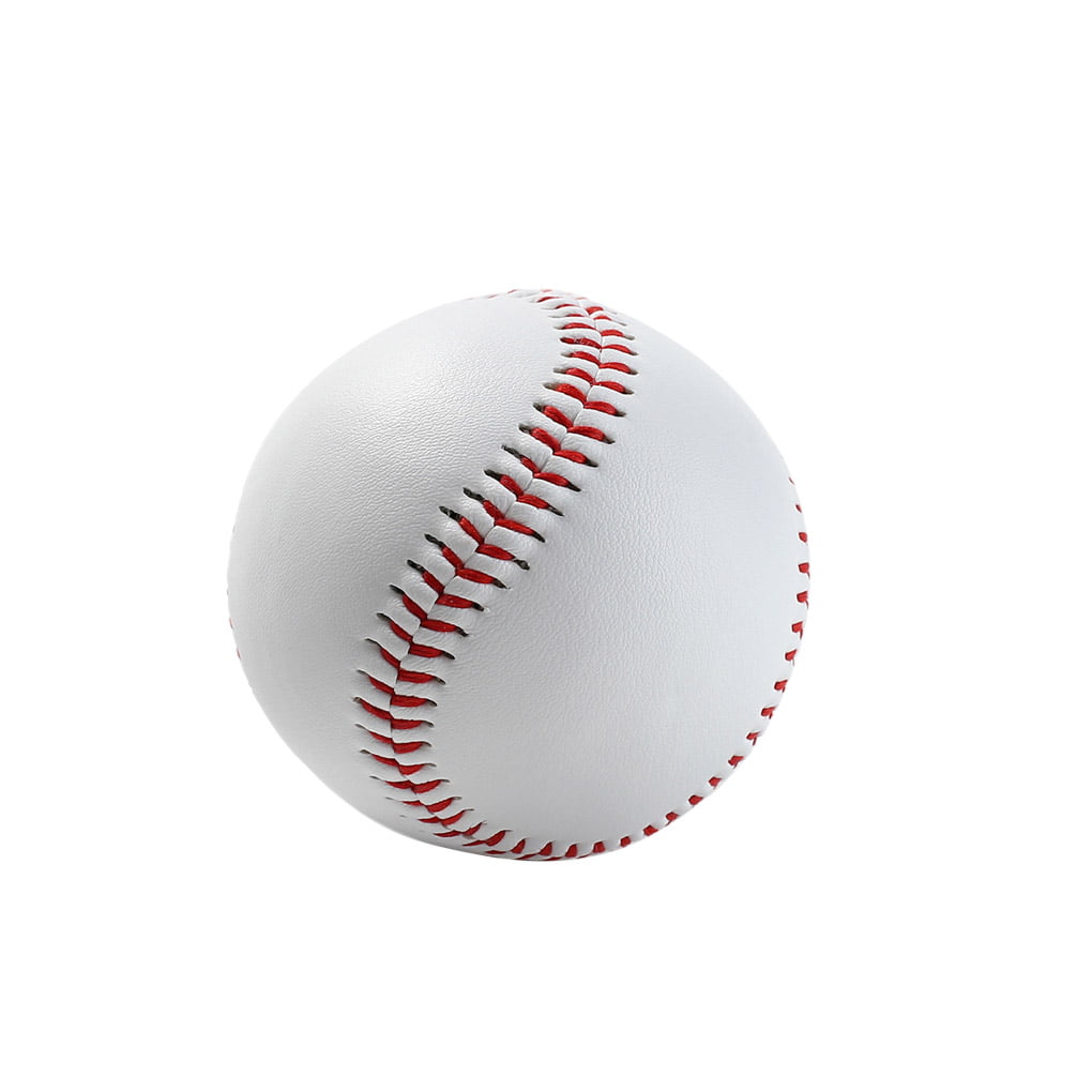 Baseball Ball Teenagers Leather White Red Seams Leisure Training Competition 