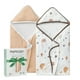 thumbnail image 1 of Juego de toallas de baño suaves Momcozy con capucha, paquete de 2, regalos de ducha o baño esenciale, 1 of 7