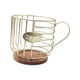 thumbnail image 3 of Soporte para cápsulas de café Contenedor para cápsulas de café Organizador Taza Cesta de cápsulas de café de metal para dorado con letras, 3 of 9