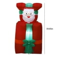 thumbnail image 4 of Fiudx Inflable Navideño con Luces Led Integradas, Poliéster Duradero, Ideal para Decoración Navideña, para Uso En Interiores y Exteriores, 1,5 M, Incluye Soplador, Cuerdas y Estacas., 4 of 6