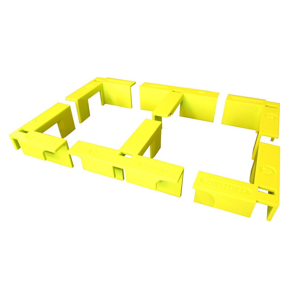 EZ Woodshop 2 Corner 1/2 Shelf Box & Cabinet Square Pocket Hole Jig  assembly Set - Walmart.com