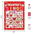 thumbnail image 3 of 40 Players Valentines Day Bingo Cards Party Supplies Activity for Adults, Family Activity, 3 of 6