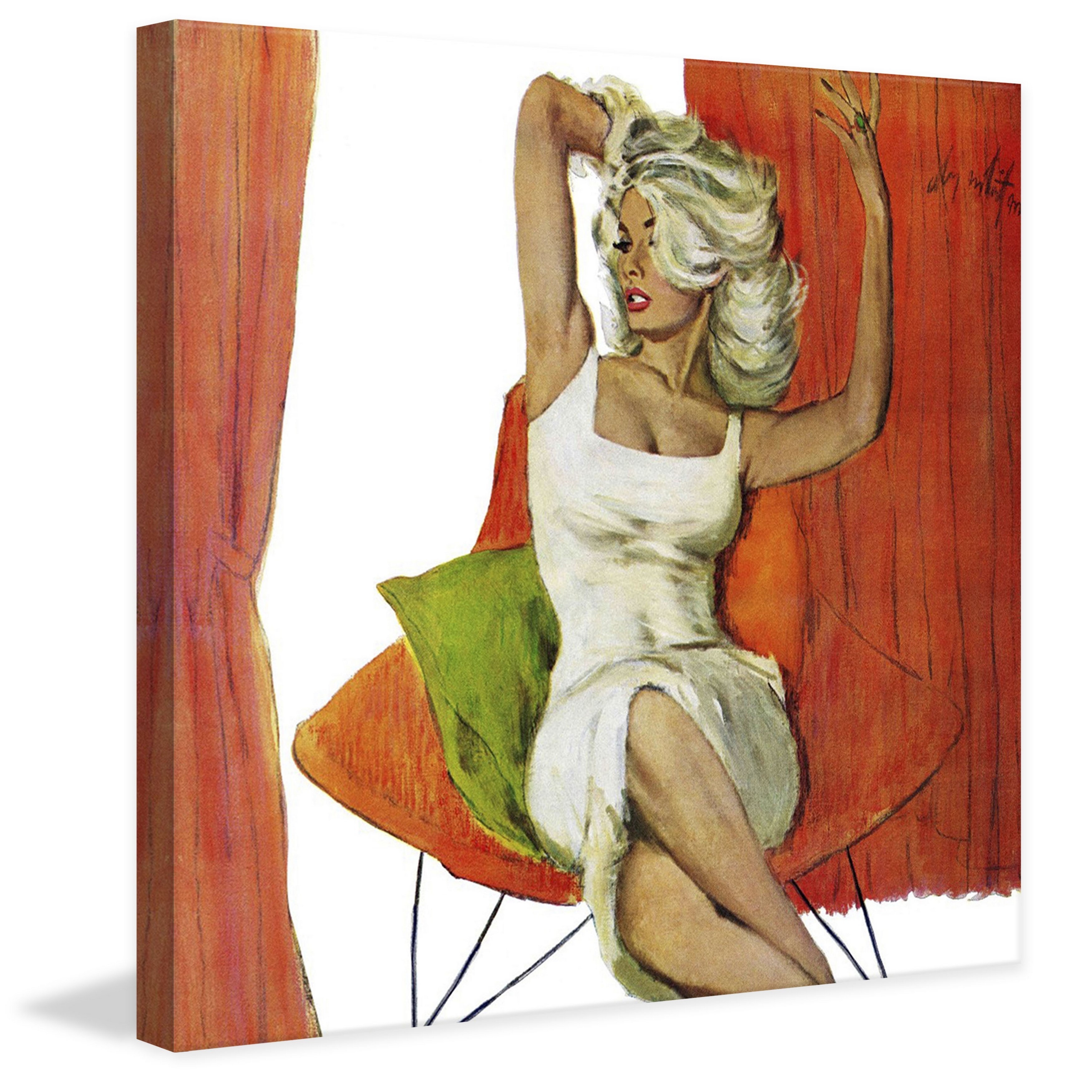 Marmont Hill "Mother Is a Movie Queen" by Coby Whitmore Painting Print on Canvas