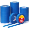 thumbnail image 2 of 20 Rolls Blue Painters Tape 1 Inch Wide 0.94In x 1100 Total Yards Bulk Blue Masking Tape, Heat Resistant Washi Tape for Wall Painting DIY Projects, Sharp Lines, 2 of 5
