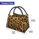thumbnail image 2 of Disketp Golden Leopard Glitter Bolsa Térmica Estampada, Bolsa Térmica Aislante para Almuerzo, Playa y Campamento, 2 of 6