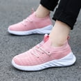 thumbnail image 6 of Gyujnb Girls Breathable Mesh Running Shoes, Pull on Flat Heel Closed Toe Casual Sneakers (Toddler, Little Girls, Big Girls),11-11.5 Years, 6 of 7