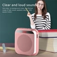 thumbnail image 3 of Milaget Portable Voice Amplifier Booster Megaphone w/Microphone Headset Rose Gold, 3 of 9