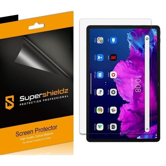 [3-Pack] Supershieldz for Lenovo Tab P11 / P11 Plus (11 inch) Screen Protector, Anti-Bubble High Definition (HD) Clear Shield