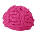 thumbnail image 1 of Funny Brain Knitted Hat Halloween Spoof Props Winter Hat, Red Child, 1 of 4