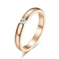 thumbnail image 3 of Bague en Acier Inoxydable pour Femmes, Bague de Fiançailles, 3mm, 3 of 6