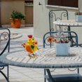 thumbnail image 5 of Escultura de hierro ZHAOCHENG en forma de pollo miniatura para decoración del hogar oficina patio jardín, 5 of 5