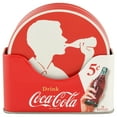 thumbnail image 2 of Coca-Cola Drink Up Coaster Set with Holder, 2 of 2