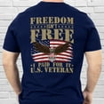 thumbnail image 5 of Happy 4th of July, U.S. Veteran Freedom Patriotic American Eagle Veteran T-Shirt TPT1891TS, 5 of 6