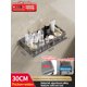 thumbnail image 1 of Estante de baño, estante de baño, espacio para inodoro, estante colgante de aluminio, organizador de baño para colgar en la pared, 1 of 5