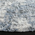 thumbnail image 3 of SAFAVIEH Berber Major Abstract Shag Area Rug, Ivory/Gray, 3'3" x 3'3" Round, 3 of 11