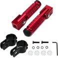 thumbnail image 1 of Reposapiés plegables para motocicleta XINGWU M8 de aluminio CNC rojo, 1 of 8