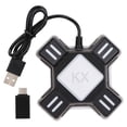 thumbnail image 1 of Adaptador de teclado Tomfoto, convertidor de teclado portátil, reemplazo para Switch, X-box, PS5, P-S-4, PS3, adaptador de controlador KX., 1 of 7