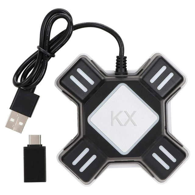 Adaptador de teclado Tomfoto, convertidor de teclado portátil, reemplazo para Switch, X-box, PS5, P-S-4, PS3, adaptador de controlador KX.