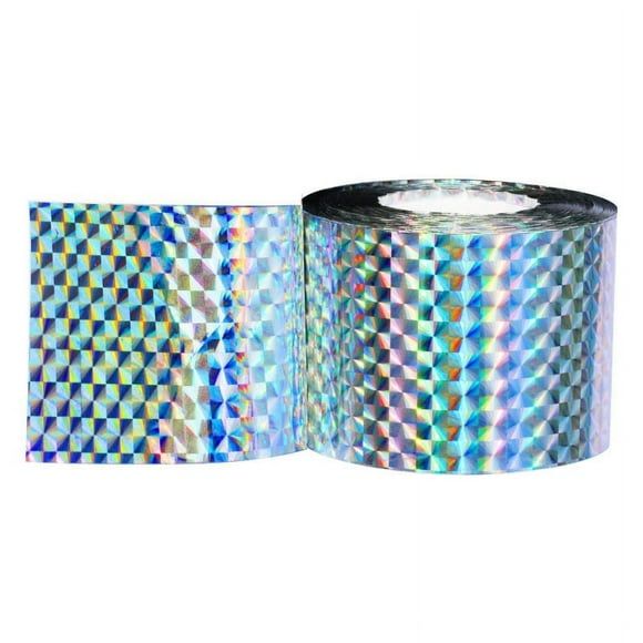 Bird Deterrent Reflective Scare Tape, Predator Control Birds Repellent Double Sided Flash Tape/Mylar Streamers Ribbon for Pigeons, Geese, Duck, Hawk, Heron