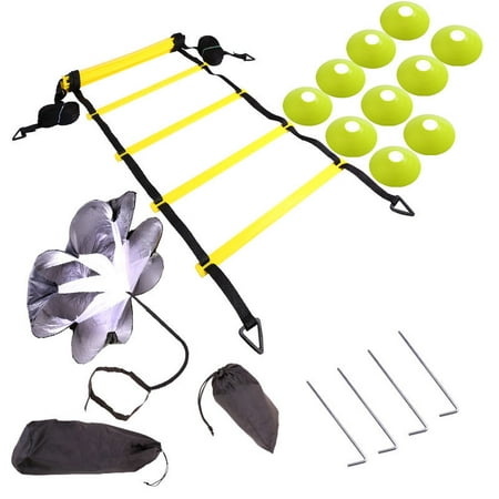 Agility Ladder Speed Parachute Speed Cones Training Kit | Premium ...