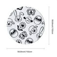 thumbnail image 4 of Eveokoki Easter Round Tablecloth 60 inch Diameter Easter Muzzle Pattern Table Cloths Spill Proof Wrinkle Table Cloth for Kitchen Dining Decoration Holiday Parties, 4 of 5