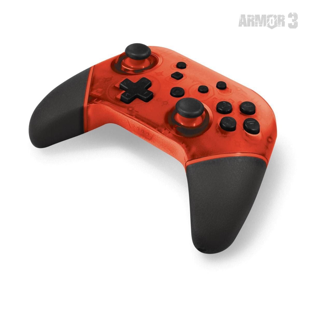 Hyperkin Armor3 NuChamp Wireless Game Controller For Nintendo Switch®/Nintendo Switch® (Ruby Red)