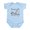 Sky Blue, variant on CafePress - Born To Shop Infant Bodysuit - Baby Light Bodysuit, Size Newborn - 24 Months