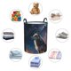 thumbnail image 4 of Balery Night Sky Wolf Cesta de ropa redonda con asas, impermeable, independiente, para ropa, juguetes, dormitorio y familia-Medium, 4 of 6