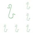 thumbnail image 2 of 100 Pack S Shaped Hooks,Hangers Hooks,Metal Wire Ornaments Hooks Anchors for Decorations Hanging,S Hooks for Hanging,Stainless Steel Metal Hangers Hanging Hooks for Kitchen,Bathroom,Garden,1.18", 2 of 5