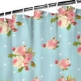 thumbnail image 3 of Pioneer Flower Floral Print Pattern Shower Curtain 72"x72" ,Bathroom Decorative Shower Curtains Set with 12 Hooks,Modern Waterproof Washable Shower Curtain, 3 of 6